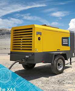 Máy nén khí Diesel Di động Atlas Copco XAS XAHS với Động cơ Cummins